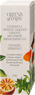 Arclemosó és Sminklemosó Tej Levendula és Narancsvirág GREENS of DAISY