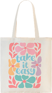 Canvas-Shopper "take it easy" (43x45x0,5 cm) dm
