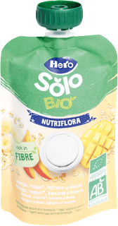 Nutri Flora Purea con mango, yogurt, avena e banana Hero Solo