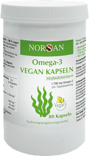 NORSAN Omega-3 Vegan Algenöl Kapseln 80 St NORSAN