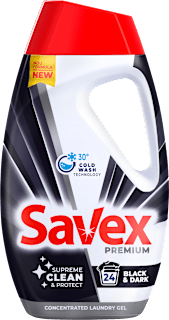 Гел за пране Premium Black & Dark, 24 пранета Savex