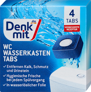 Tablete za vodokotlić 2u1, 4 x 50 g Denkmit