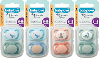 Силиконова залъгалка Air, 5-18 м., различни цветове/мотиви babylove