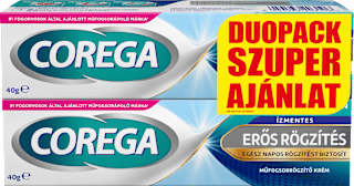 Műfogsorrögzítő krém erős ízmentes COREGA