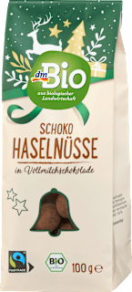 Lieskovce v mliečnej čokoláde dmBio