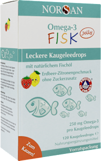 Omega-3 FISK Kaugeleedrops 120 St NORSAN