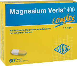 Magnesium Verla 400 Kapseln 60 St Magnesium Verla