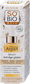 Öregedésgátló szérum Précieux Argan SO'BiO étic