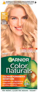 Vopsea de păr permanentă 10 Blond ultra deschis natural GARNIER Color naturals