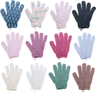 Praktična rukavica za masažu i piling, više vrsta ebelin