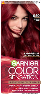 Vopsea permanentă 6.6 Intense Ruby  GARNIER Color Sensation