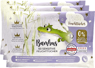 Feuchttücher Bambus sensitive (3x60 St) Millis