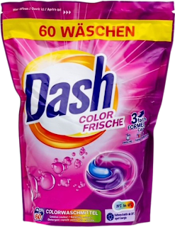 Detergent de rufe capsule 3in1 Color Frisch 60 spălări Dash