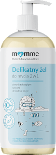 Delikatny żel do mycia 2w1 momme