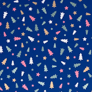 Geschenkpapier Trees and Stars sortiert Dekorieren & Einrichten