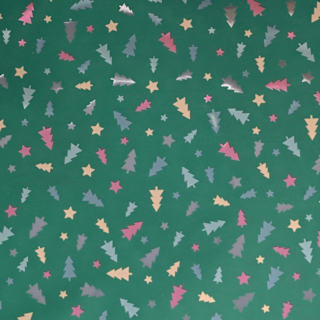 Geschenkpapier Trees and Stars sortiert Dekorieren & Einrichten