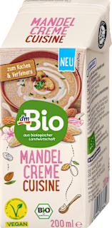 bio mandlový krém na vaření dmBio