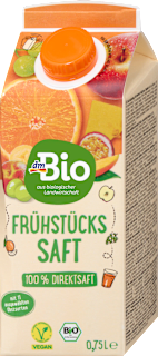 Direktsaft, Frühstückssaft mit Mehrfruchtmark dmBio