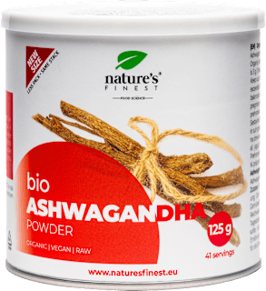 BIO Ashwagandha u prahu  Nature's Finest by Nutrisslim