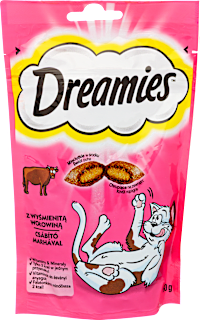 Jutalomfalat macskáknak marha Dreamies