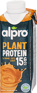 Karamellás kávé ízű protein ital Alpro