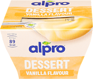 Vanília ízű szójadesszert  Alpro