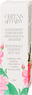 Csipkebogyó arckrém erdei mályva- és narancsvirág-kivonattal GREENS of DAISY