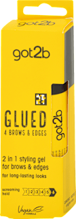 Maskara na obočie a baby vlásky Glued4Brows & Edges 2 v 1 got2b