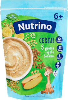 Kaša sa 5 žitarica jabukom i bananom, od 6. meseca Nutrino