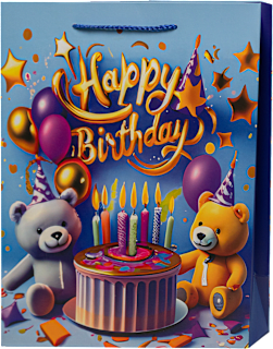 Ukrasna kesa sa porukom Happy Birthday EUROCOM
