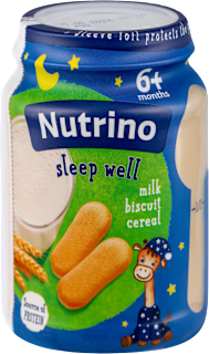 sleep well Mlečna kašica sa keksom i pšenicom, od 6. meseca Nutrino