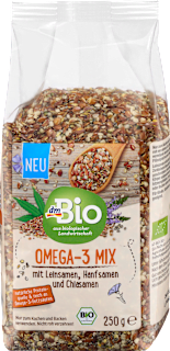 Amestec Bio de semințe de in, cânepă și chia dmBio
