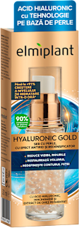 Hyaluronic gold serum cu efect de umplere pentru față Elmiplant