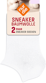 Sneakersocken weiß Gr. 35-38 nur die