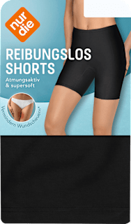 Shorts Reibungslos schwarz Gr. 36/38 nur die