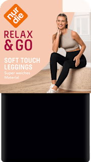 Leggings Soft-Touch schwarz Gr. 44/46 nur die