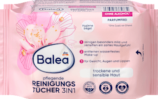 Șervetele demachiante hidratante Balea