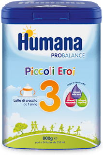 Latte di crescita in polvere Piccoli Eroi 3 Humana