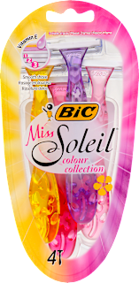 Női eldobható borotva Miss Soleil Colour Collection 3 pengés BIC