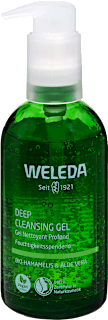 Mélytisztító Hidratáló Arclemosó Gél Bio Csodamogyoróval és Aloe Verával Normál és Kombinált Bőrre  WELEDA