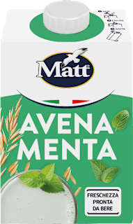 Bevanda vegetale di avena con menta Matt