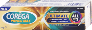 Fixačný krém na zubné náhrady Power Max Ultimate All in 1 COREGA
