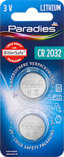 Batterien Knopfzelle CR2032 Paradies