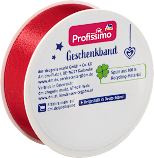 Geschenkband, rot Profissimo