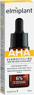 Ser de față exfoliant cu  AHA Elmiplant