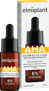 Ser de față exfoliant cu  AHA Elmiplant