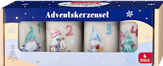 Adventné sviečky s motívmi škriatkov  Profissimo