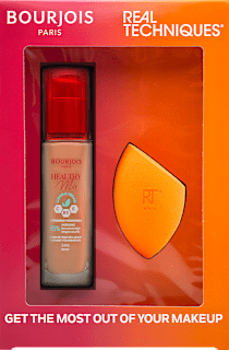 Darilni set s tekočim pudrom in gobico za nanos ličil, 54N Beige BOURJOIS PARIS