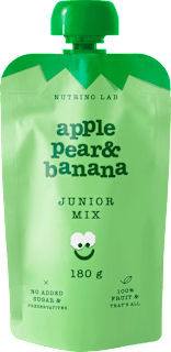 JUNIOR MIX piure măr, pară și banană  Nutrino Lab