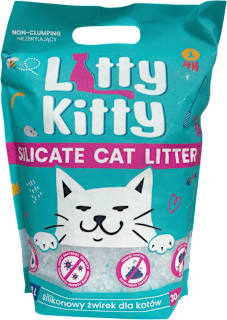 Żwirek dla kota Litty Kitty, silikonowy KALLDERA